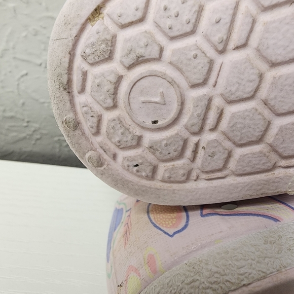 Cat & Jack‎ Kids Pink Patterned Slip On Shoes Size 8 Easter Church Play - Picture 5 of 5